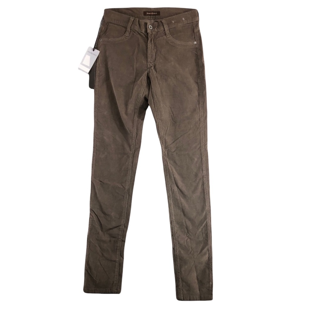James Jeans 25 brown twiggy corduroy  skinny jeans new